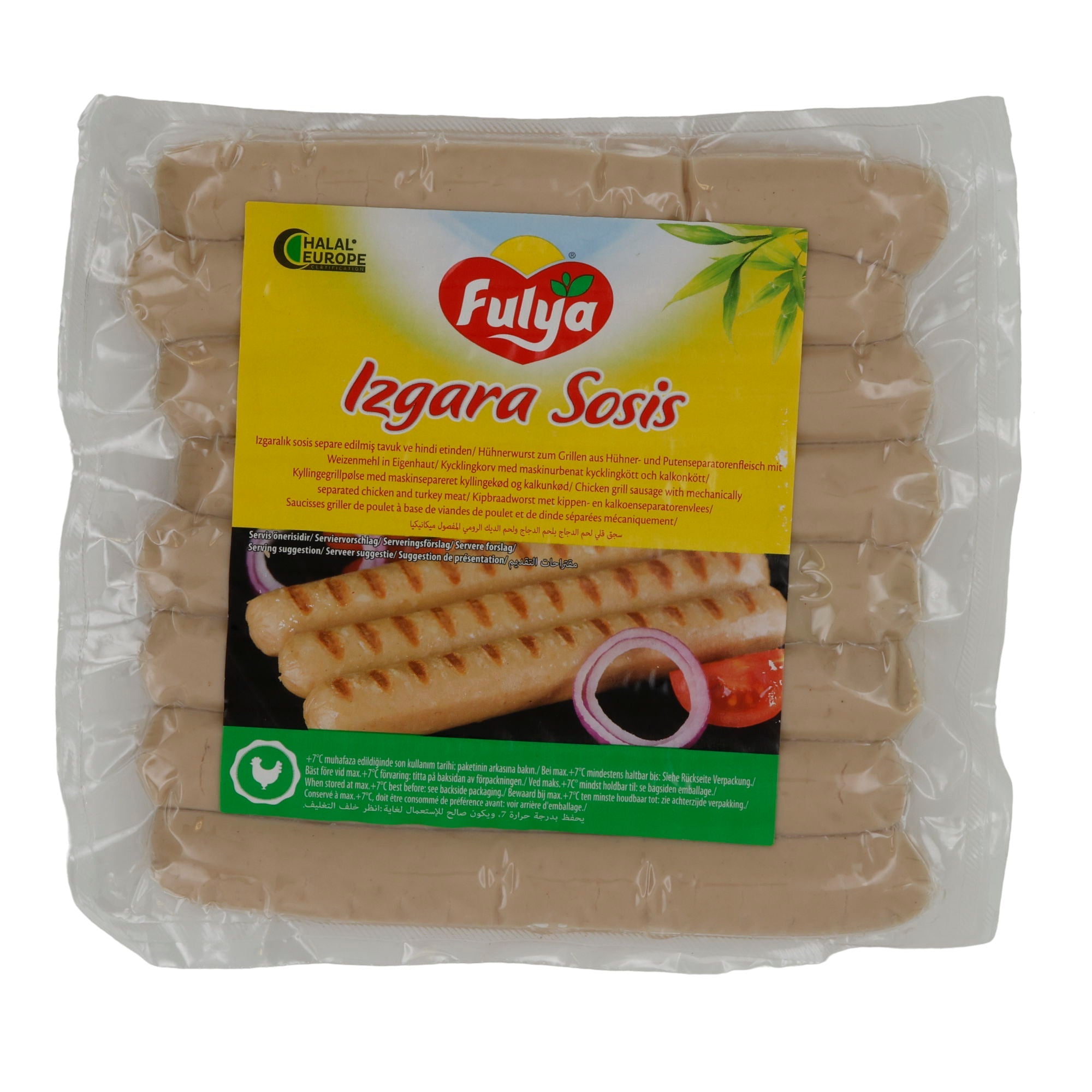 Grillwürstchen Fulya | Izgara Sosis | Halal, Huhn & Pute | 400 g FULYA